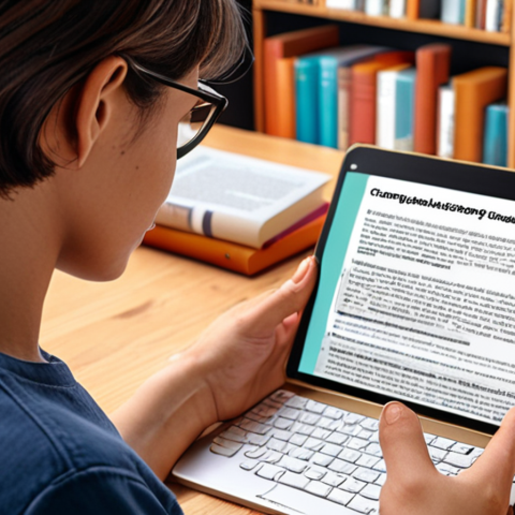**

A person confidently reading a complex technical document with a helpful AI chatbot interface overlaid on the text, providing simplified explanations and definitions. The scene evokes a sense of understanding and empowerment in the face of challenging jargon. The background subtly shows books and learning resources. Focus on warm, encouraging colors and a modern, tech-forward aesthetic.

**